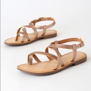 LuLu’s Rose Gold Sandals
